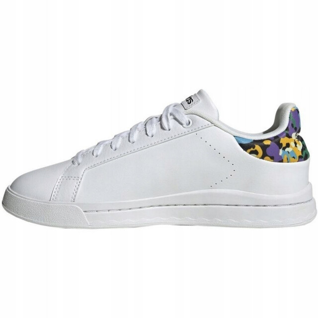Adidas Dames court zijden logo trainers UTPP3850_white large