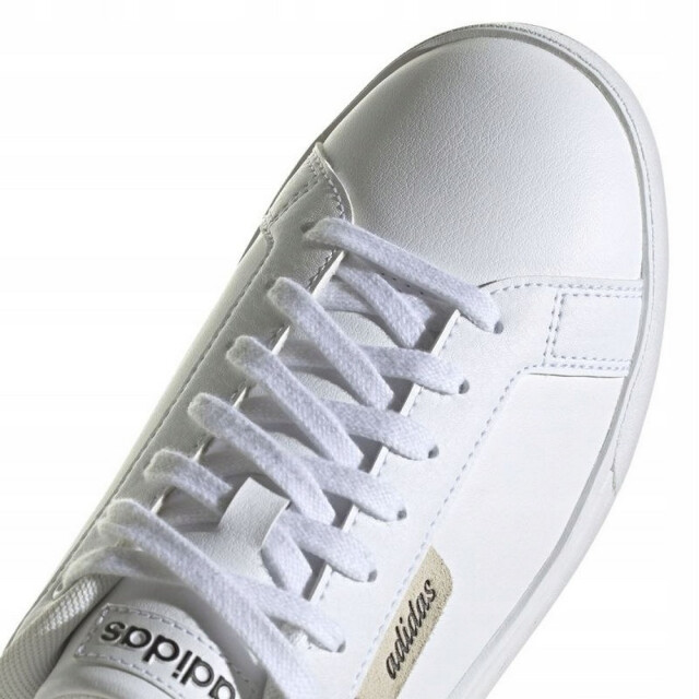 Adidas Dames court zijden logo trainers UTPP3850_white large