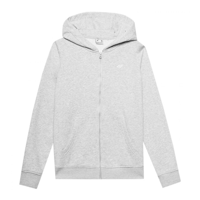 4F Dames wss24tswsf0956 hoodie met volledige rits UTPP3840_grey large