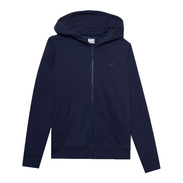 4F Dames wss24tswsf0956 hoodie met volledige rits UTPP3840_navyblue large