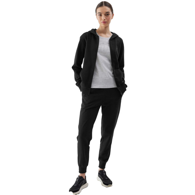 4F Dames wss24tswsf0956 hoodie met volledige rits UTPP3840_black large