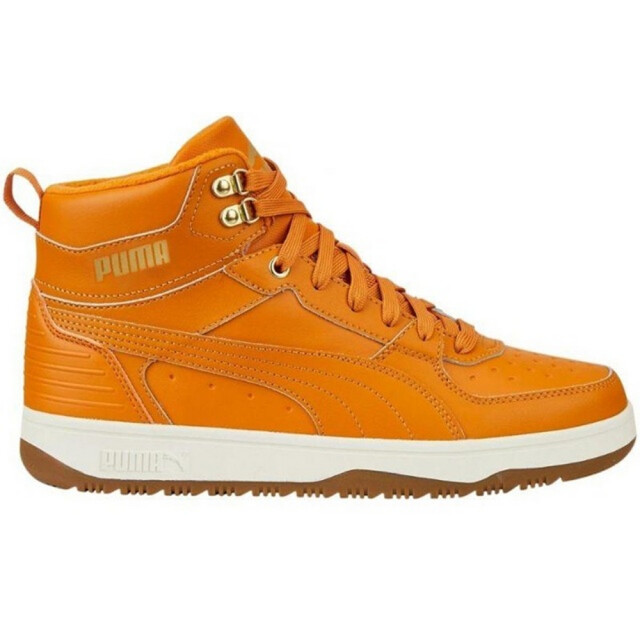 Puma Heren rebound rugged leather trainers UTPP3921_orange large