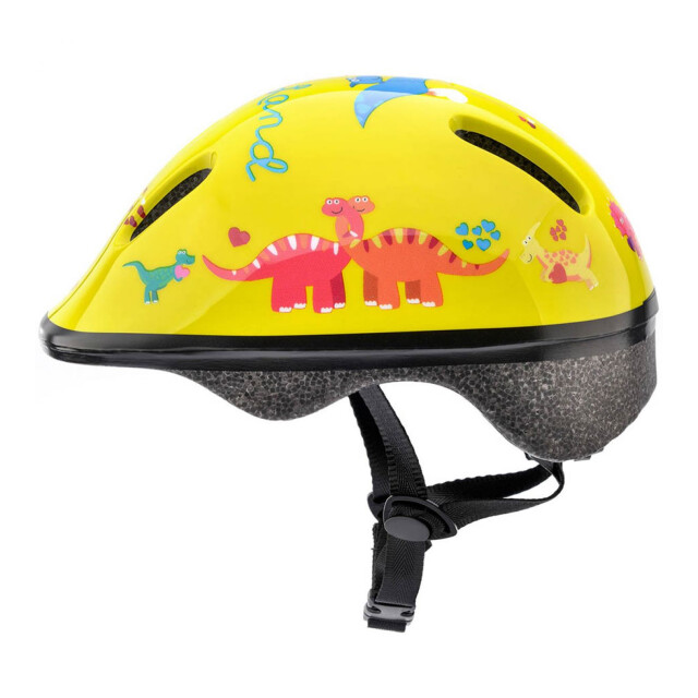 Meteor Kinder/kinder dinosaurus fietshelm UTPP3774_yellow large