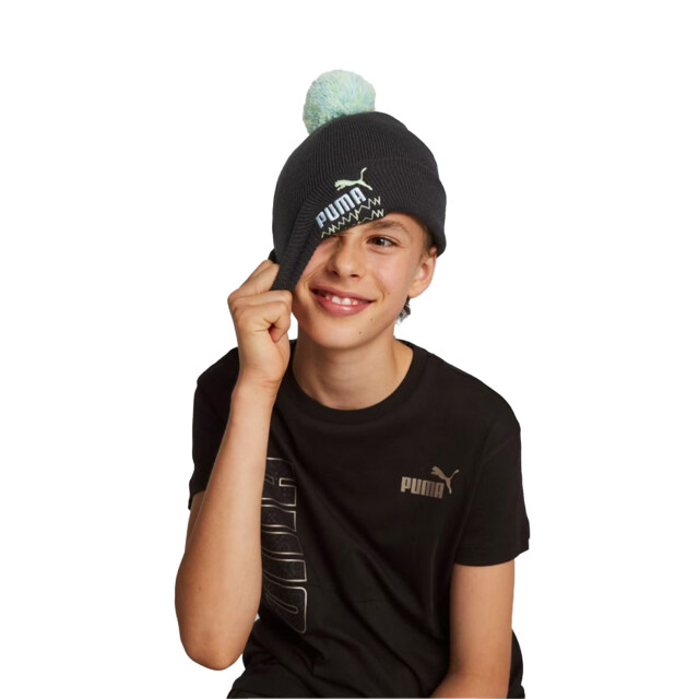 Puma Mixmatch pom pom muts voor kinderen/kinderen UTPP3794_black large