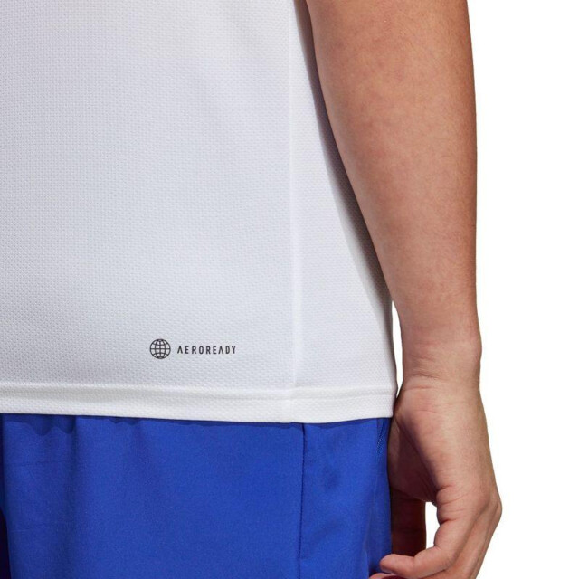 Adidas Heren essentials training t-shirt UTPP3707_white large