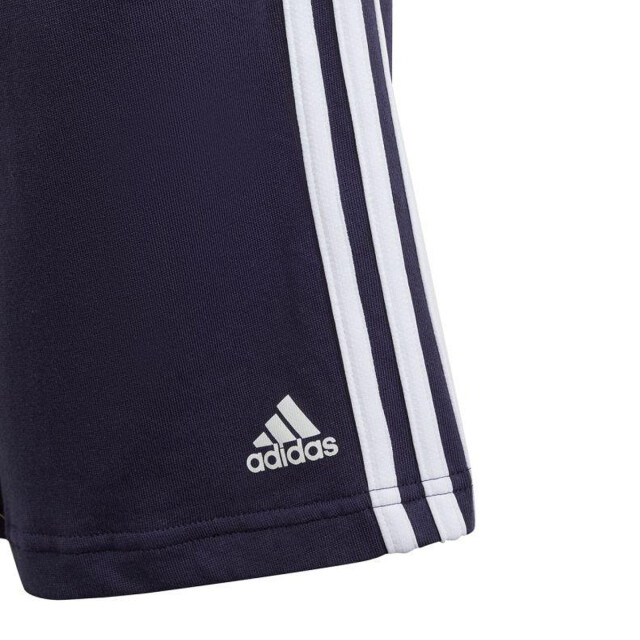 Adidas Kinder/kids essentials gebreide 3 strepen korte broek UTPP3713_navyblue large