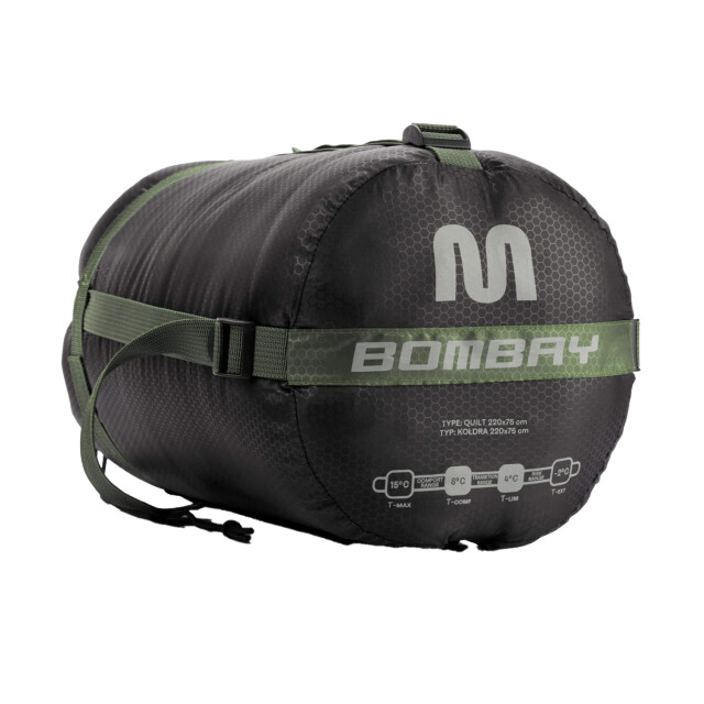 Meteor Bombay slaapzak UTPP3789_blackdarkgreen large