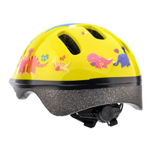 Meteor Kinder/kinder dinosaurus fietshelm UTPP3774_yellow large