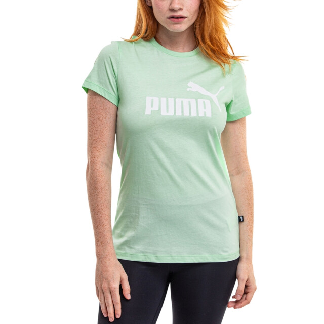 Puma Dames essential logo t-shirt UTPP3673_green large