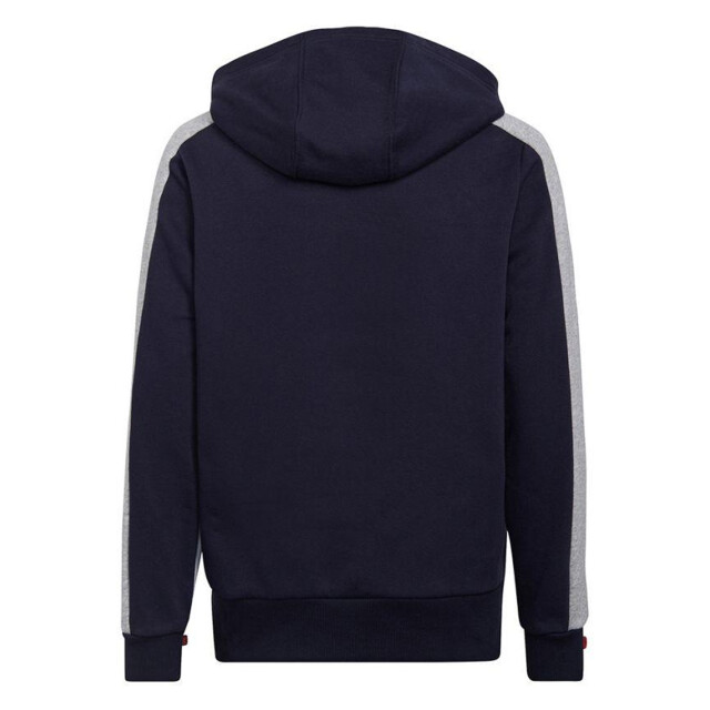Adidas Kinder/kids kleurblok fleece hoodie UTPP3710_whitenavyblue large