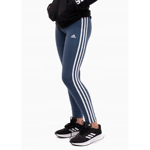 Adidas Kinder/kids essentials katoenen 3 strepen legging UTPP3660_blue large