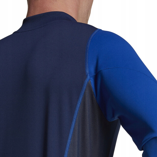 Adidas Heren tiro 23 competition quarter zip training sweatshirt UTPP3670_blue large