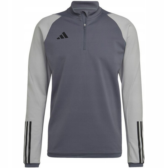 Adidas Heren tiro 23 competition quarter zip training sweatshirt UTPP3670_greysilver large