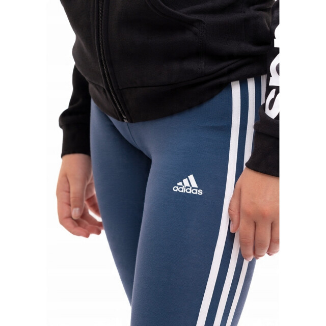 Adidas Kinder/kids essentials katoenen 3 strepen legging UTPP3660_blue large
