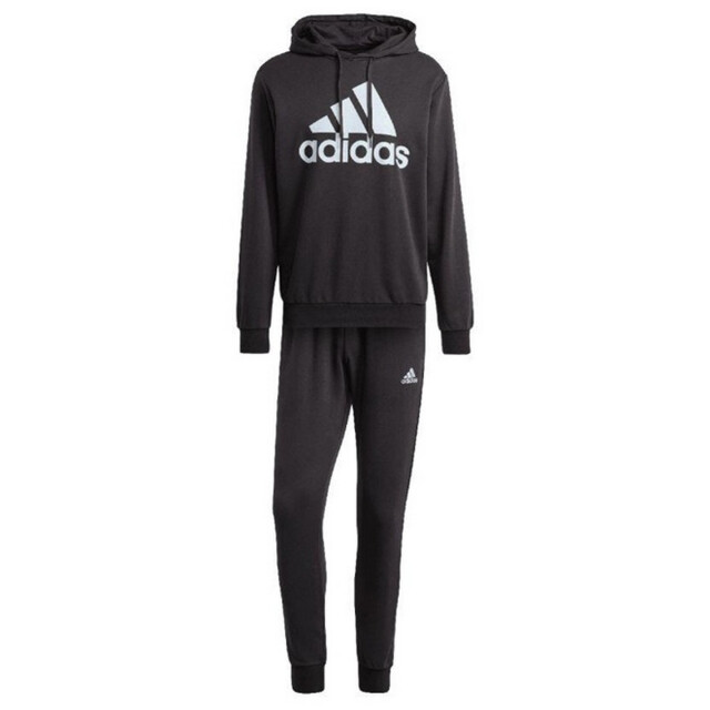 Adidas Badstof trainingspak met groot logo heren UTPP3592_black large