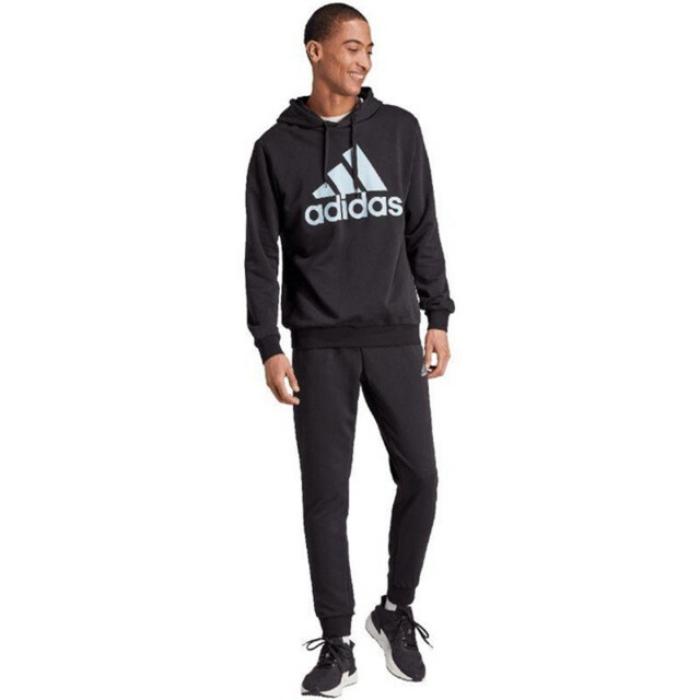 Adidas Badstof trainingspak met groot logo heren UTPP3592_black large