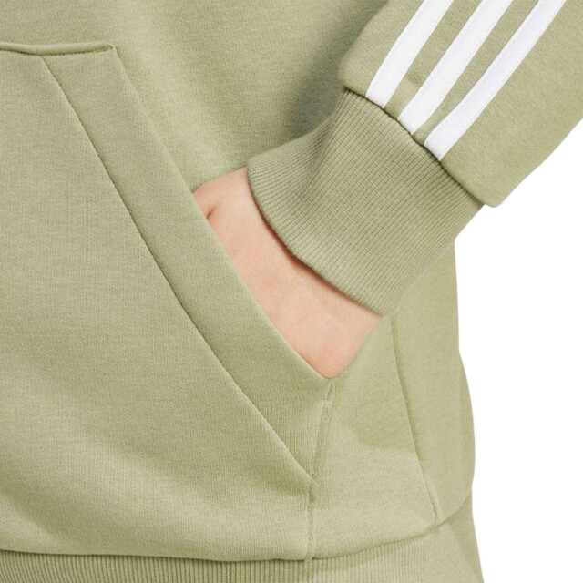 Adidas Dames essentials 3 stripes fleece full zip hoodie UTPP3551_green large