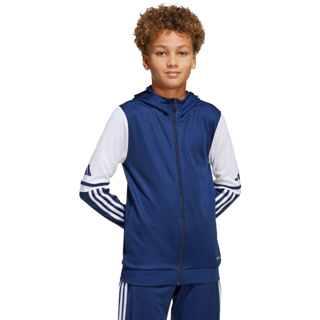 Adidas Kinder squadra 25 full zip hoodie UTPP3530_whitenavyblue large