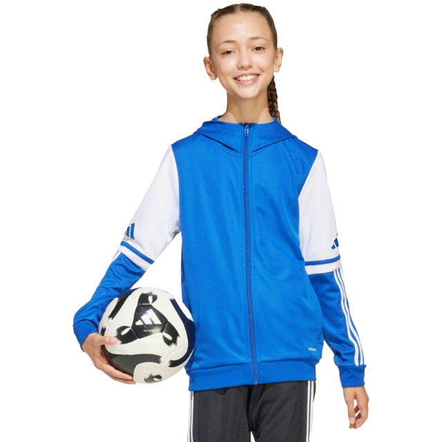 Adidas Kinder squadra 25 full zip hoodie UTPP3530_whiteblue large