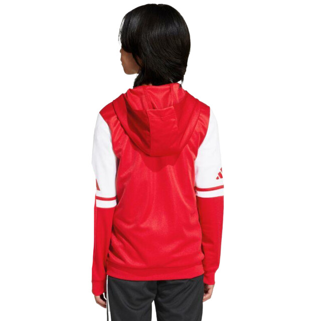Adidas Kinder squadra 25 full zip hoodie UTPP3530_whitered large