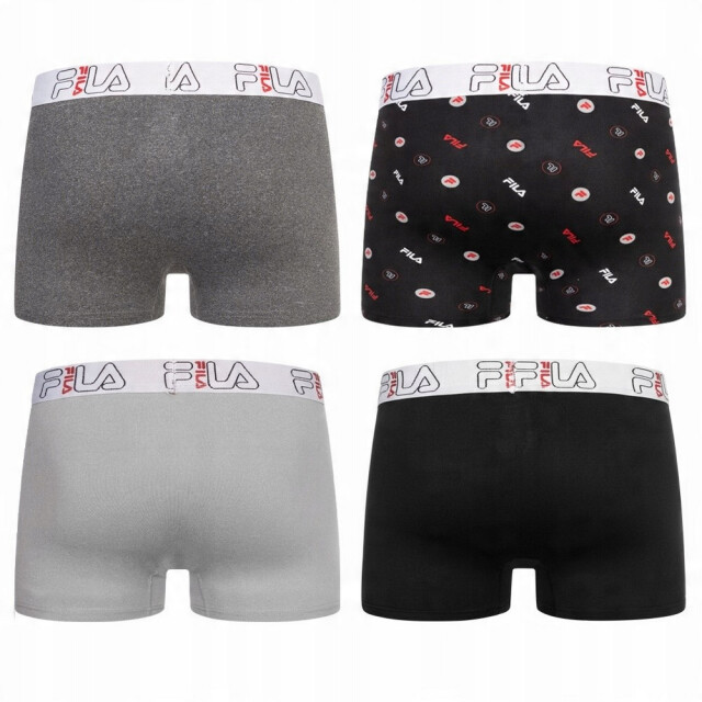 Fila Performance boxershorts heren (set van 4) UTPP3456_blackgrey large