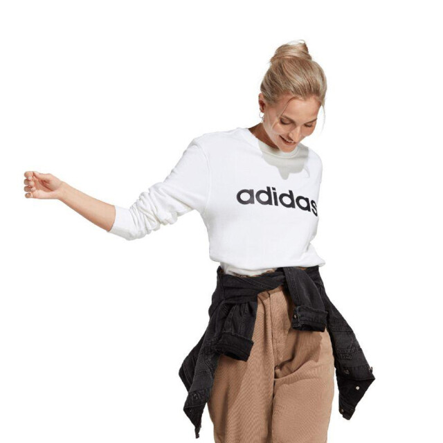 Adidas Dames essentials lineair sweatshirt UTPP3286_white large