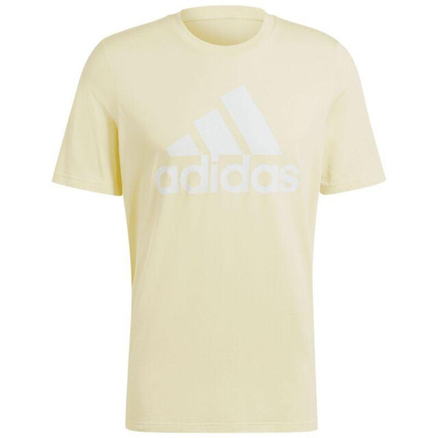 Adidas Heren essentials groot logo single jersey t-shirt UTPP3173_yellow large