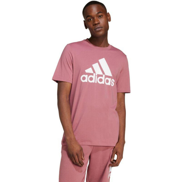 Adidas Heren essentials groot logo single jersey t-shirt UTPP3173_pink large