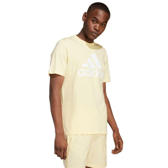 Adidas Heren essentials groot logo single jersey t-shirt UTPP3173_yellow large
