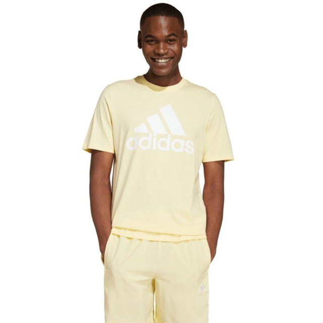 Adidas Heren essentials groot logo single jersey t-shirt UTPP3173_yellow large