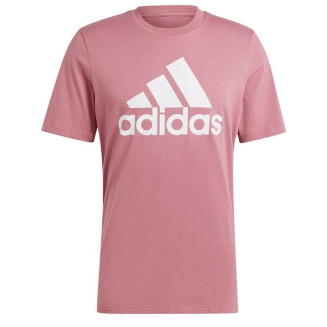 Adidas Heren essentials groot logo single jersey t-shirt UTPP3173_pink large