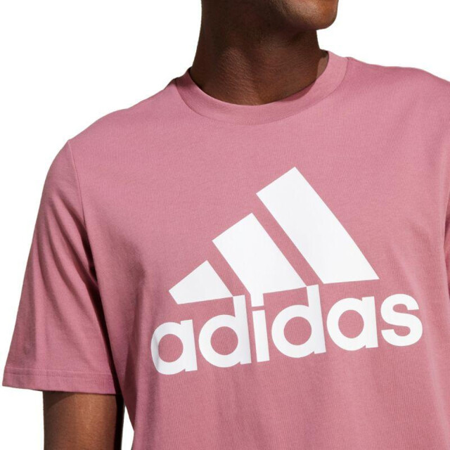 Adidas Heren essentials groot logo single jersey t-shirt UTPP3173_pink large