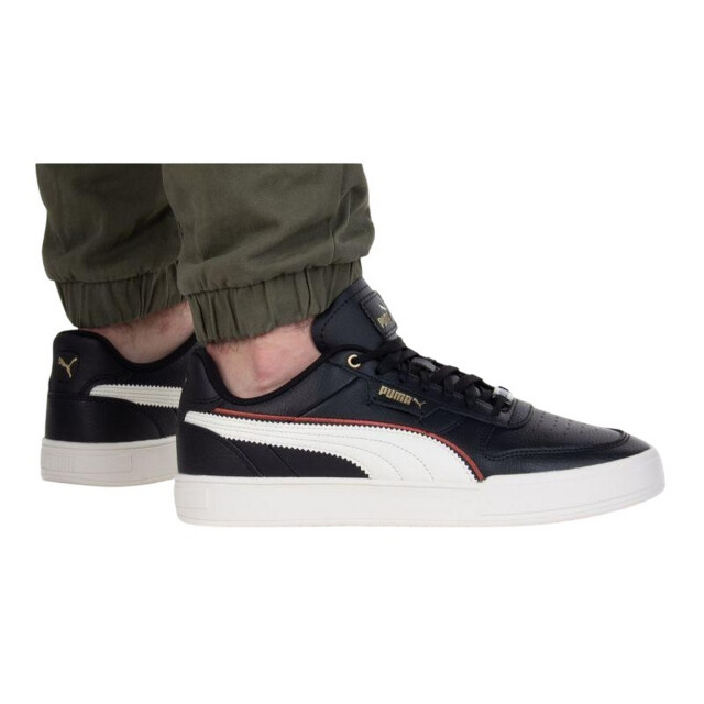 Puma Heren caven dime fc leren trainers UTPP3174_black large