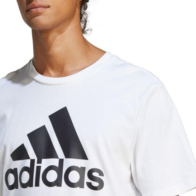 Adidas Heren essentials groot logo single jersey t-shirt UTPP3173_white large