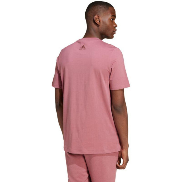 Adidas Heren essentials groot logo single jersey t-shirt UTPP3173_pink large