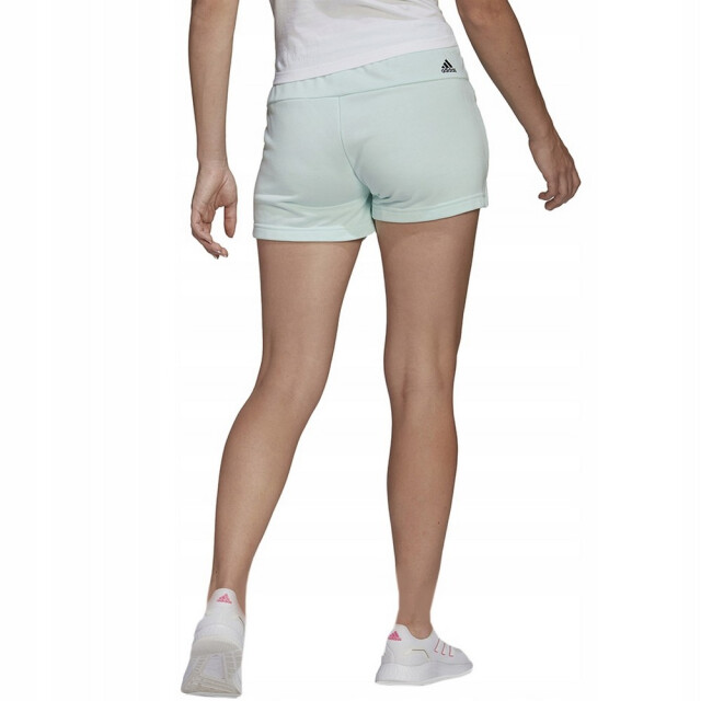 Adidas Dames essential logo slim shorts UTPP3063_blue large