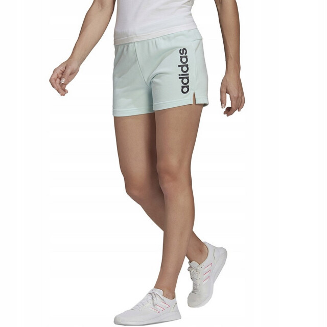 Adidas Dames essential logo slim shorts UTPP3063_blue large
