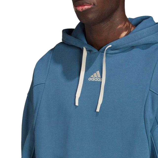 Adidas Heren logo pullover hoodie UTPP2961_blue large