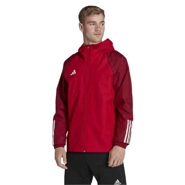 Adidas Heren tiro 23 competition all weather jacket UTPP2878_red large