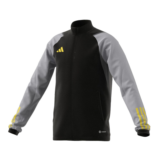 Adidas Tiro 23 trainingsjack voor kinderen/kinderen UTPP2893_blackgreysilver large