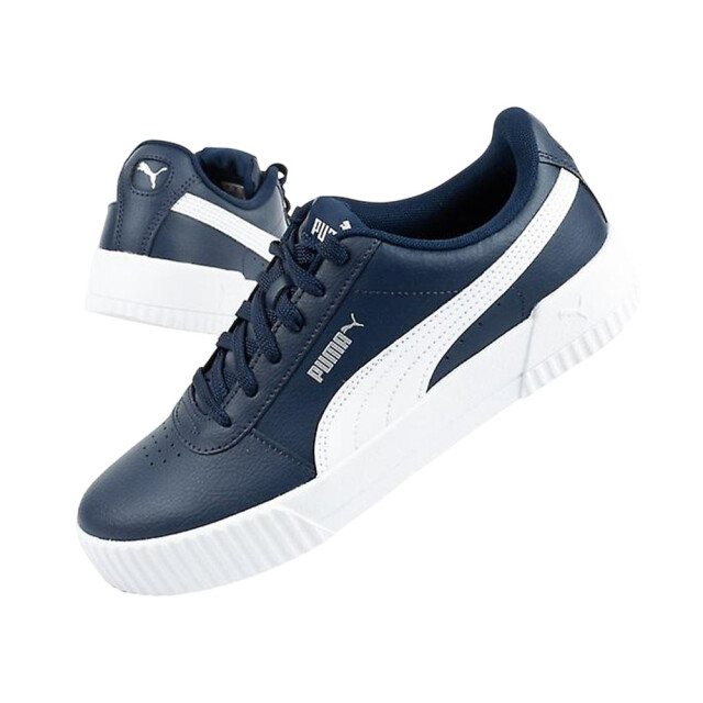 Puma Dames carina leren trainers UTPP3006_navyblue large