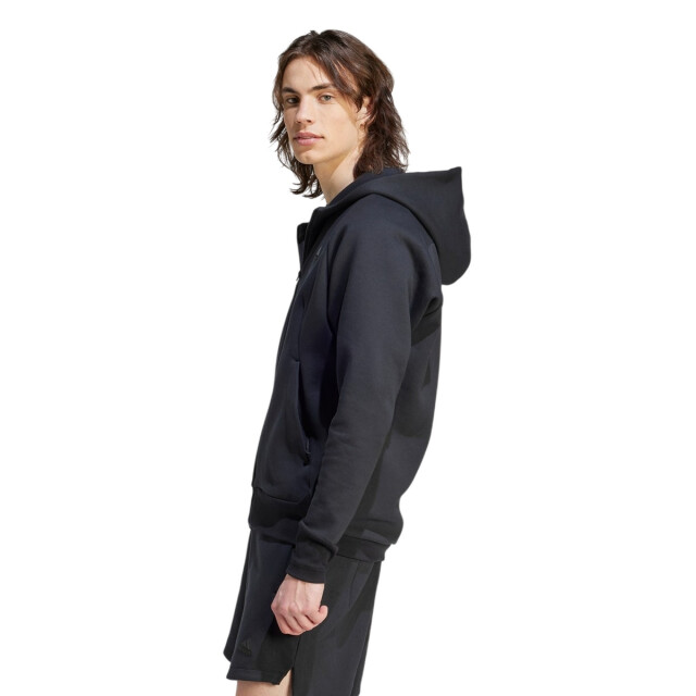 Adidas Heren zne full zip hoodie UTPP2783_black large