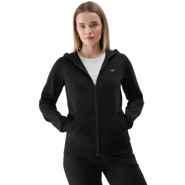 4F Dames wmm00tswsf1467 hoodie met volledige rits UTPP2681_black large