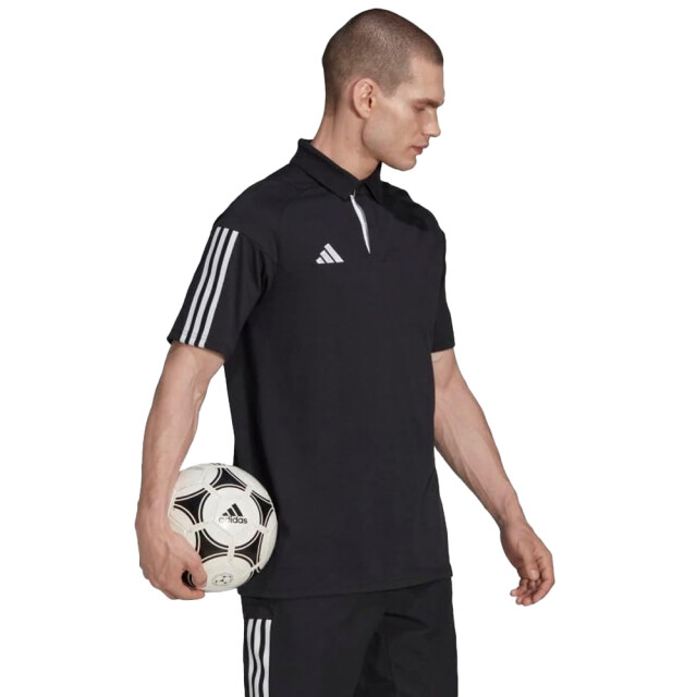 Adidas Heren tiro 23 wedstrijdpoloshirt UTPP2757_black large
