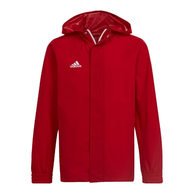 Adidas Kinder/kids entrada 22 all weather jacket UTPP2596_red large