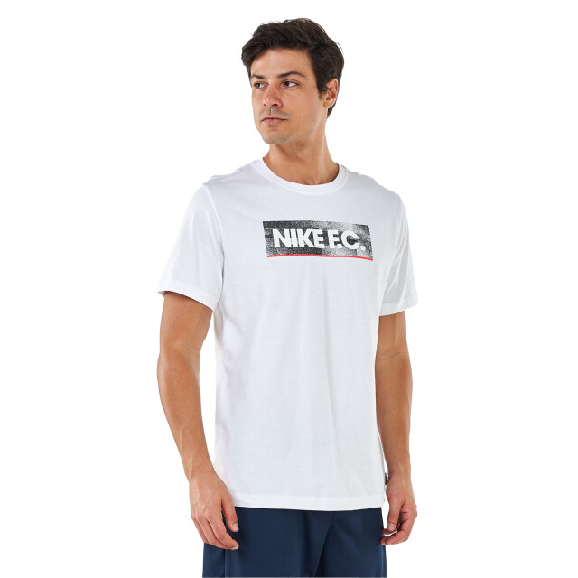 Nike Heren fc blok katoen t-shirt UTPP2611_white large