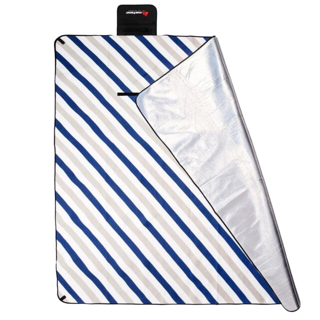 Meteor Picknickdeken UTPP2720_whitebluegrey large