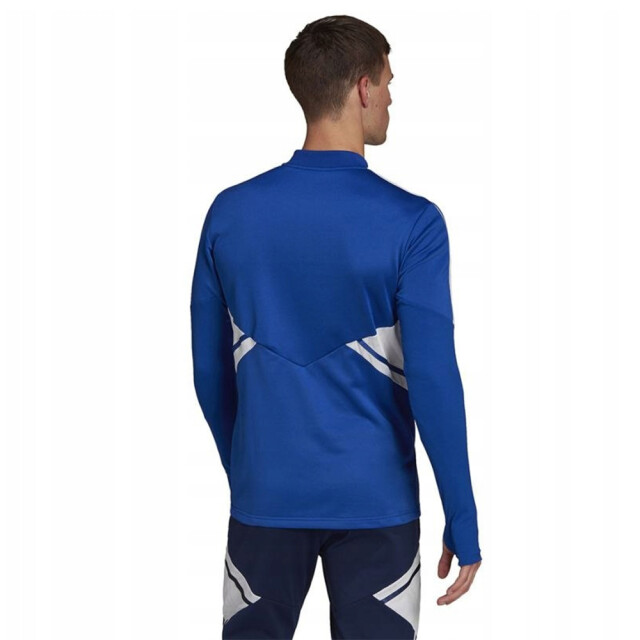 Adidas Heren condivo 22 quarter zip training sweatshirt UTPP2419_blue large