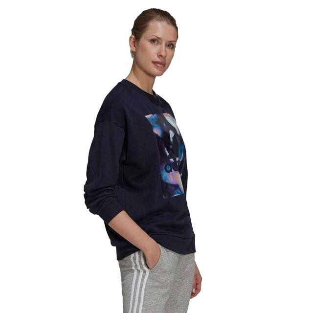 Adidas Dames u4u zacht gebreid sweatshirt UTPP2398_black large