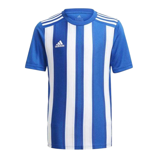 Adidas Kinderen/kinderen 21 contrast gestreept t-shirt UTPP2414_whiteblue large